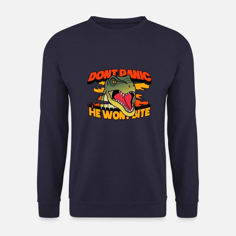 Dinosaur Pet - Unisex Pullover - Navy