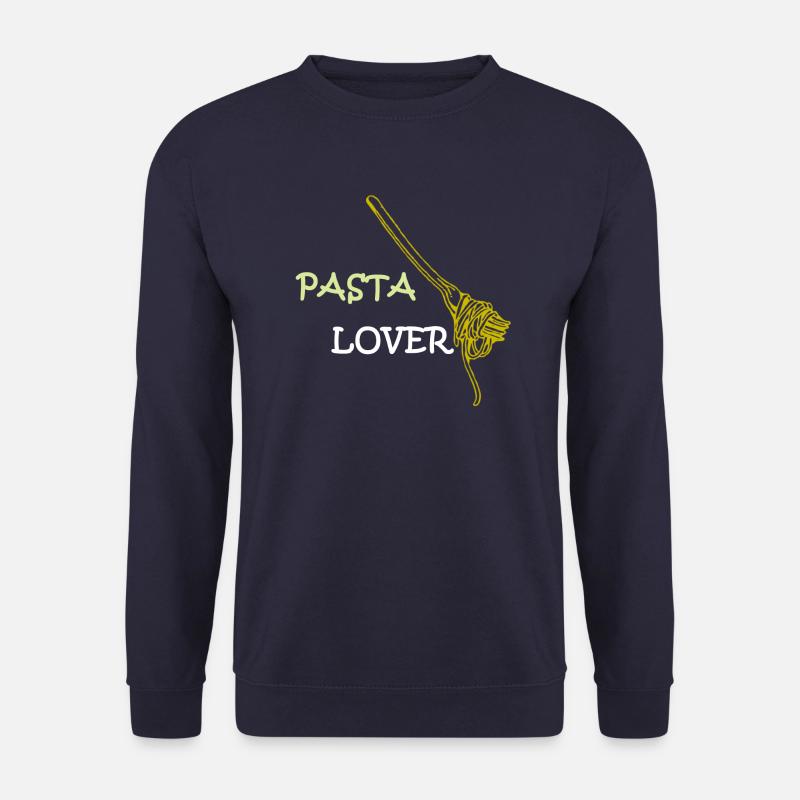 pasta lover, nudeln, pasta, liebe, essen - Unisex Pullover - Navy