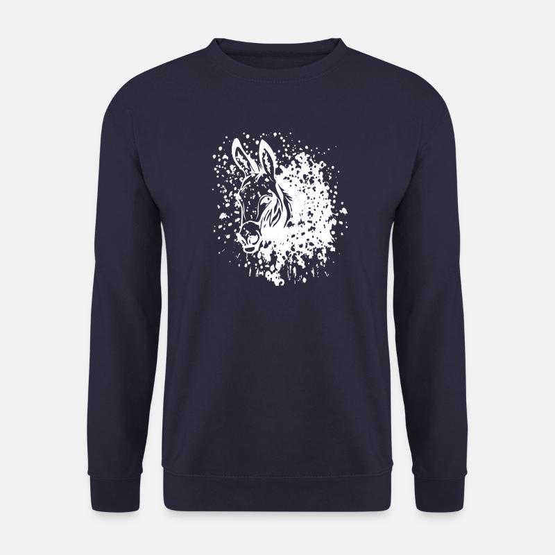 Esel Tintenfleck - Unisex Pullover - Navy