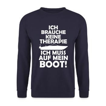 Boot - Unisex Pullover - Navy - Vorne - Alina (178cm) & Michal (187cm)