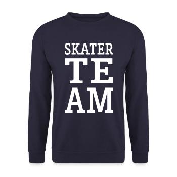 Patineur Équipe Patinage - Sweat-shirt Unisexe - marine - Devant - Alina (178cm) & Michal (187cm)