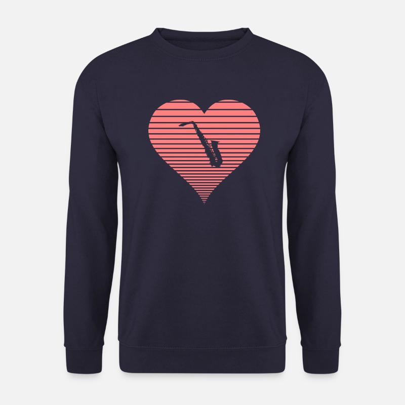 Saxofon - Unisex Pullover - Navy