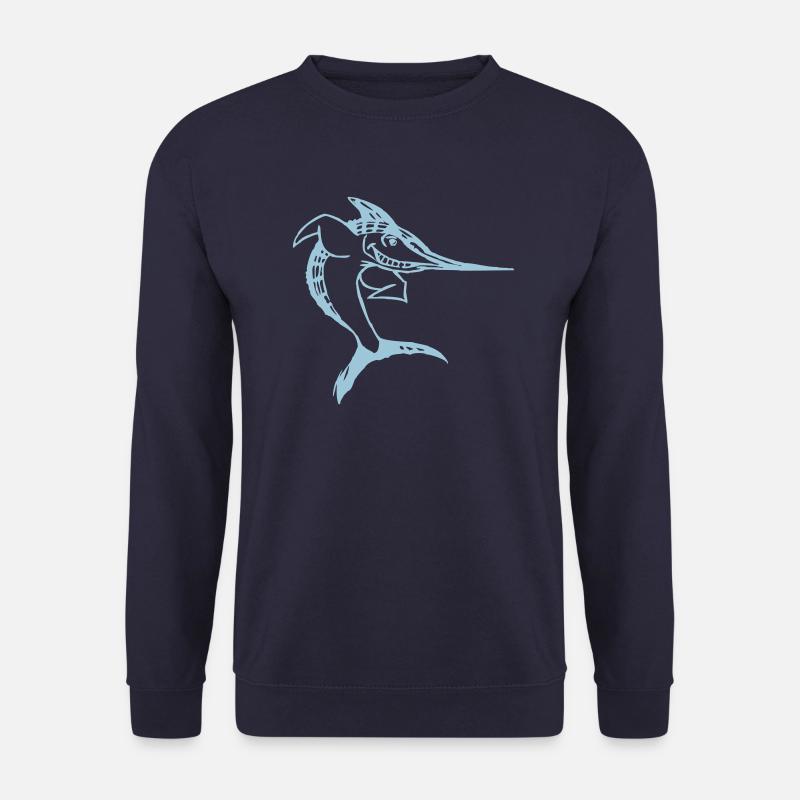 Hai Fisch Schwertfisch - Unisex Pullover - Navy