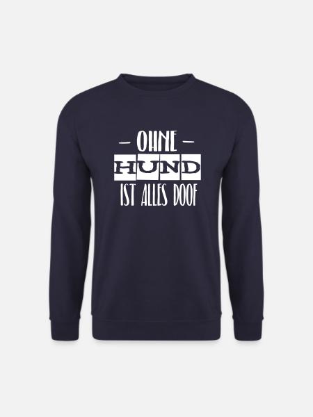 Hund - Unisex Pullover - Navy