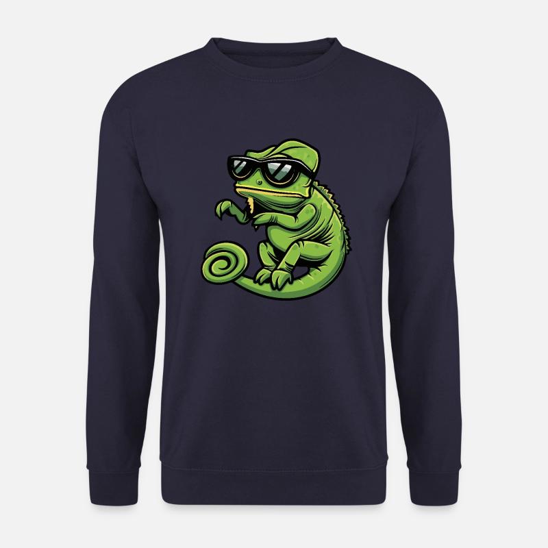 Chameleon Cool Comic - Unisex Pullover - Navy