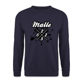 Malle 2025 Mallorca - Unisex Pullover - Navy - Vorne - Alina (178cm) & Michal (187cm)