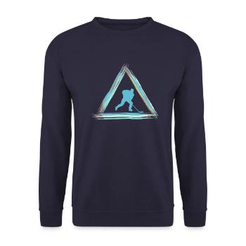Eishockey - Unisex Pullover - Navy - Vorne - Alina (178cm) & Michal (187cm)