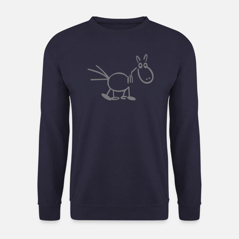 Pferd Horse 01 - Unisex Pullover - Navy