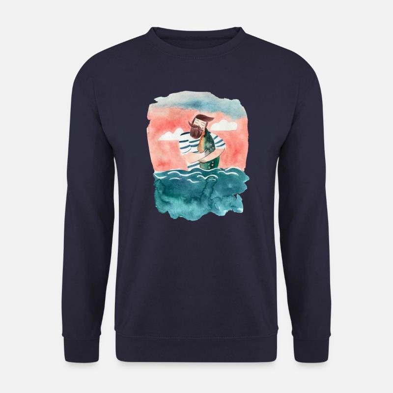 Sailor loves fish - Unisex Sweatshirt - navy