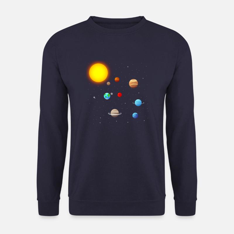 système solaire - Sweat-shirt Unisexe - marine