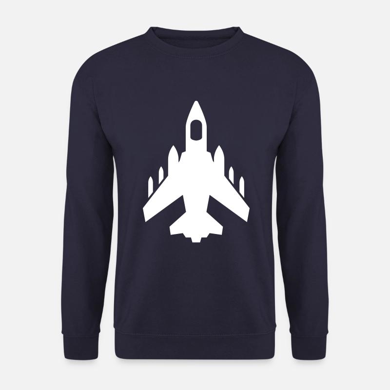 Flugzeug jet symbol - Unisex Pullover - Navy