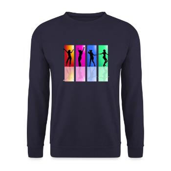 Tanzen - Unisex Pullover - Navy - Vorne - Alina (178cm) & Michal (187cm)