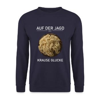 Krause Gucke Pilzsammler - Unisex Pullover - Navy - Vorne - Alina (178cm) & Michal (187cm)