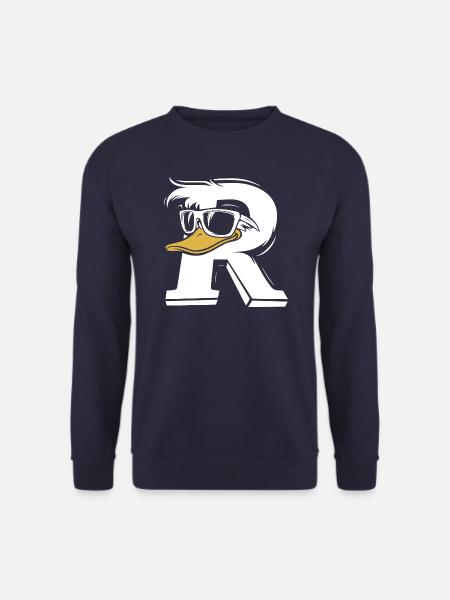 Rente Ente Cartoon - Rentner - Unisex Pullover - Navy