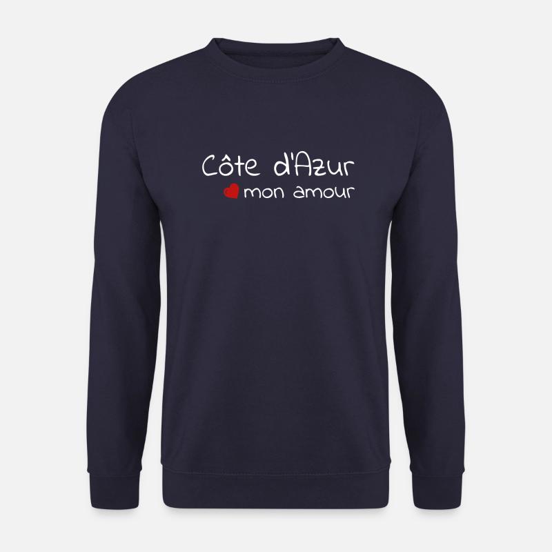 Cote d'Azur mon amour - Unisex Pullover - Navy
