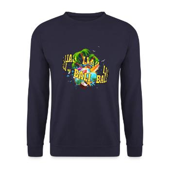 Bali - Indonesien - Unisex Pullover - Navy - Vorne - Alina (178cm) & Michal (187cm)