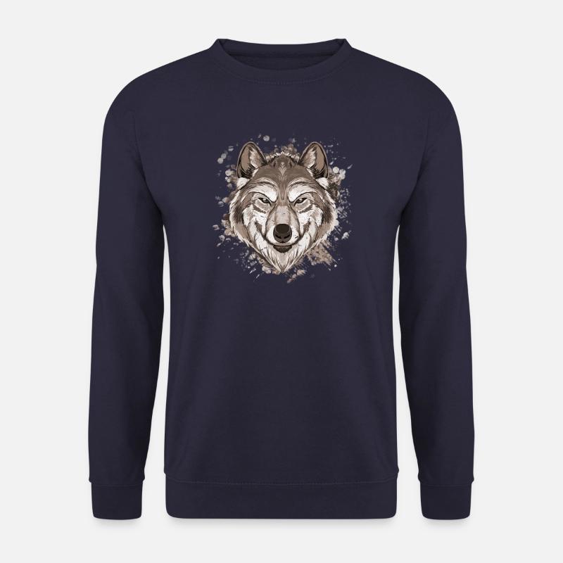 Wolf - Sweat-shirt Unisexe - marine