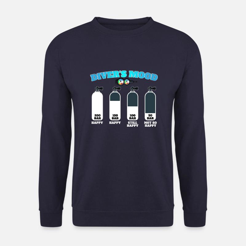 Scuba Diving Diver Diving Diver Scuba - Unisex Sweatshirt - navy