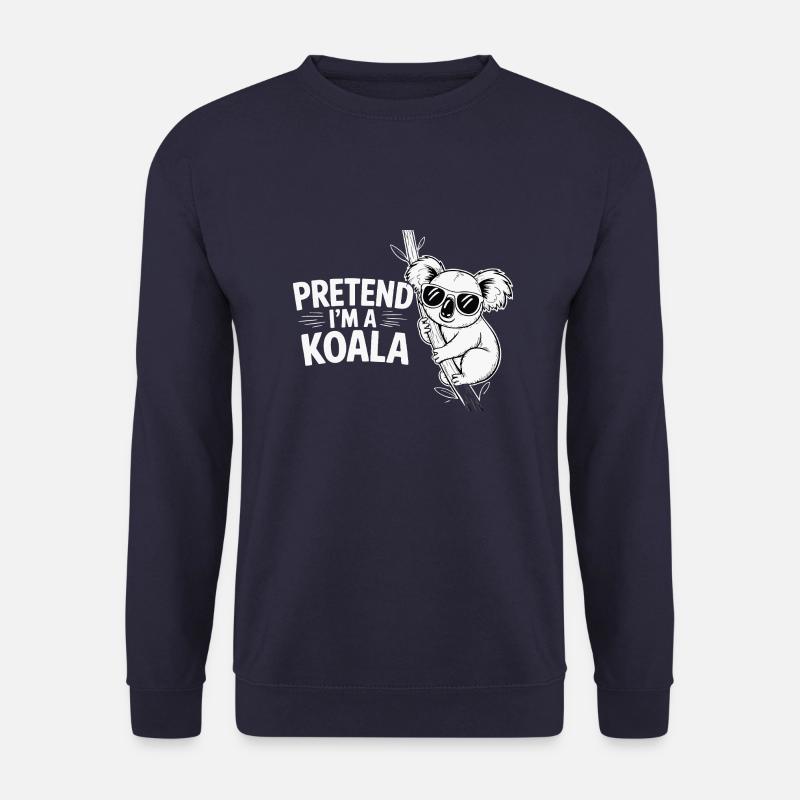 Pretend I’m a Koala - Unisex Pullover - Navy