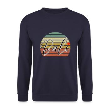 Bali - Indonesien - Unisex Pullover - Navy - Vorne - Alina (178cm) & Michal (187cm)