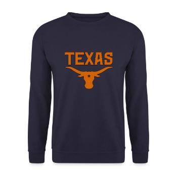 Texas - Sweat-shirt Unisexe - marine - Devant - Alina (178cm) & Michal (187cm)