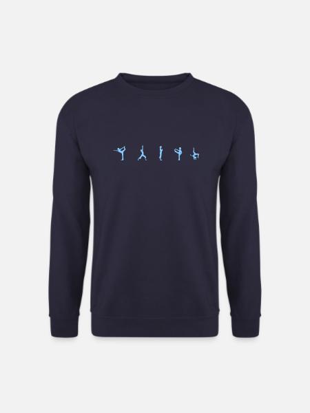 yoga siluetten yogi Sportdress Yogashirt - Unisex Pullover - Navy