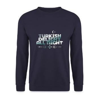 Turkish Delight - Unisex Pullover - Navy - Vorne - Alina (178cm) & Michal (187cm)