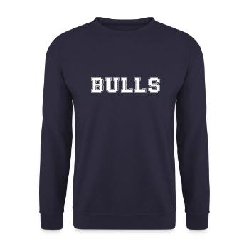 Bulls Sport Basketball Chicago USA Cadeau - Sweat-shirt Unisexe - marine - Devant - Alina (178cm) & Michal (187cm)