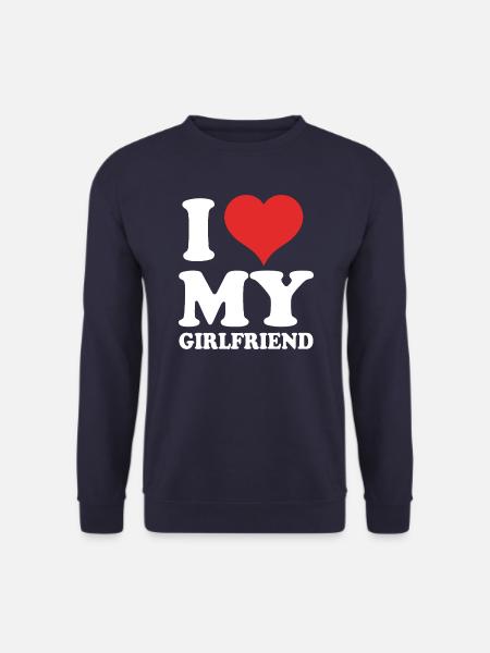 I Love My Girlfriend - Unisex Pullover - Navy