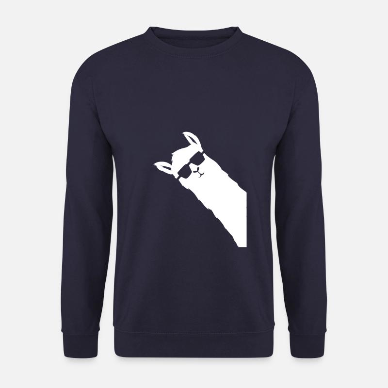 Alpaka lustig - Unisex Pullover - Navy