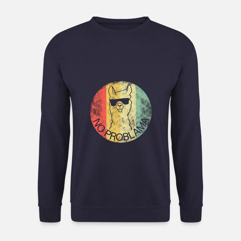 Alpaka lustig - Unisex Pullover - Navy