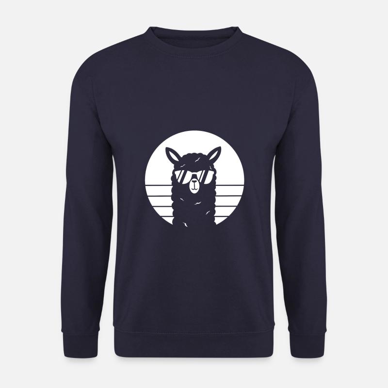 Alpaka lustig - Unisex Pullover - Navy