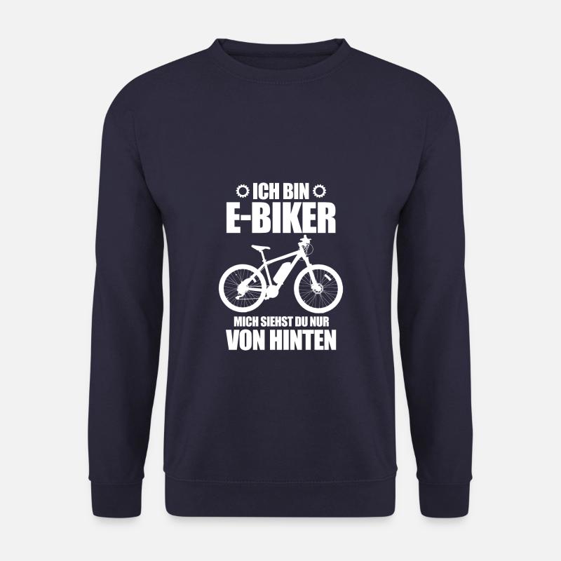 Ich bin E-Biker - E-Bike Fahrrad - Unisex Pullover - Navy