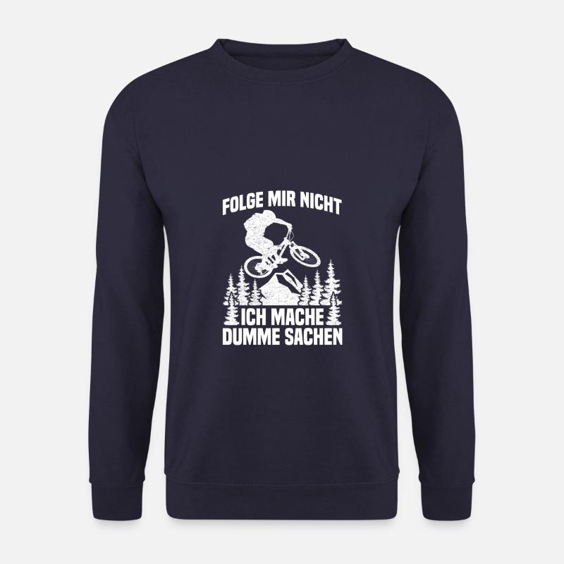 Folge mir nicht - Mountainbike Downhill - Unisex Pullover - Navy