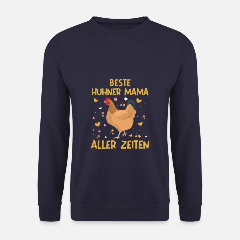 Beste Hühner Mama aller Zeiten - Unisex Pullover - Navy