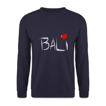 Bali - Indonesien - Unisex Pullover - Navy - Vorne - Alina (178cm) & Michal (187cm)