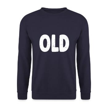 Old - Alt - Unisex Sweatshirt - navy - Front - Alina (178cm) & Michal (187cm)