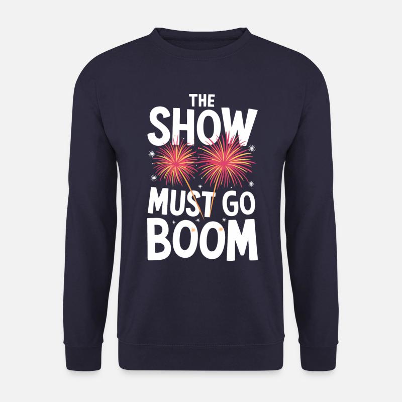 Pyrotechnics Fireworks Pyrotechnics - Unisex Sweatshirt - navy