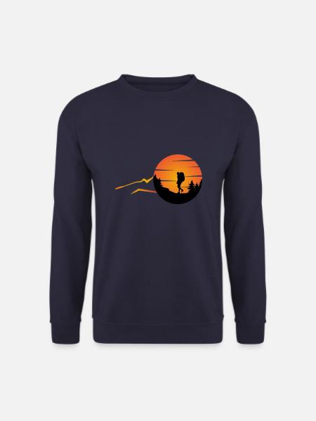 Wanderbekleidung Outdoor Backpacking Camping - Unisex Pullover - Navy