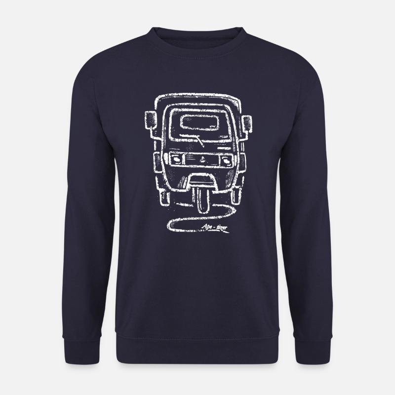 APE TM mit Kasten weiss APE-tizer - Unisex Pullover - Navy