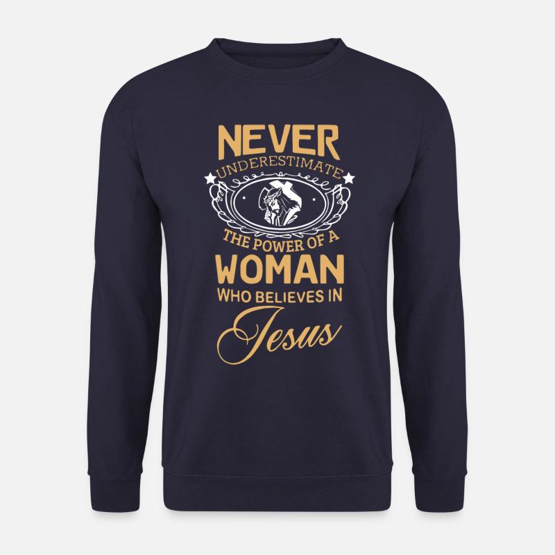 Jesus - Unisex sweater - marineblå
