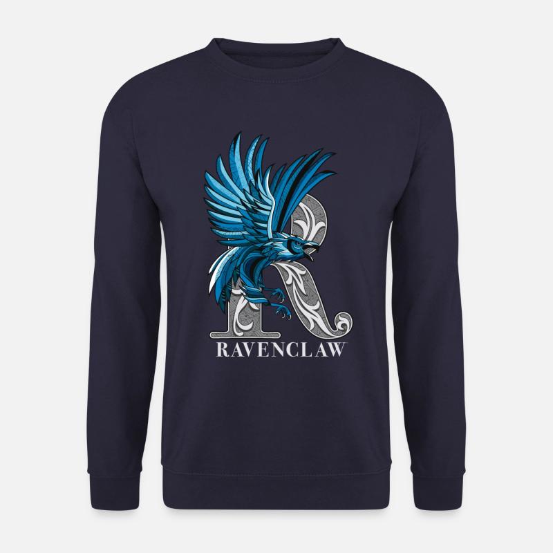 Harry Potter Ravenclaw Silver Monochrom - Unisex Pullover - Navy