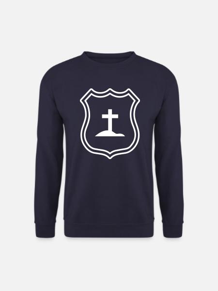 Cross coat of arms - Unisex Sweatshirt - navy
