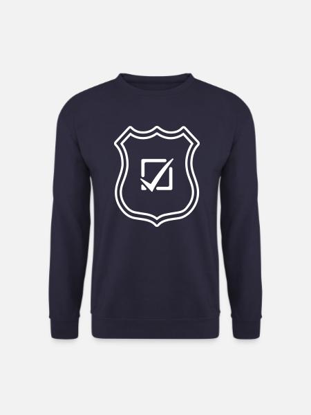 Häkchen Wählen Wappen - Unisex Pullover - Navy
