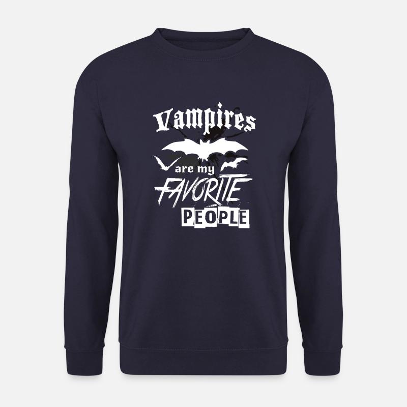 Vampires are my favorite - Unisex Pullover - Navy