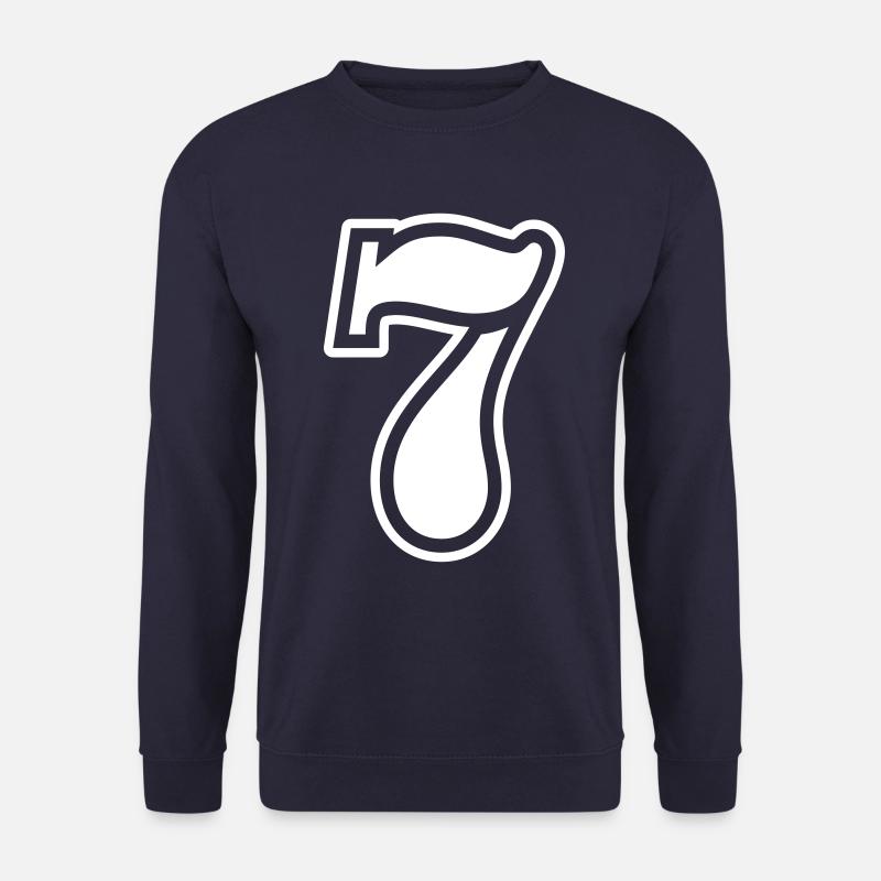 7 Number symbol - Unisex Sweatshirt - navy