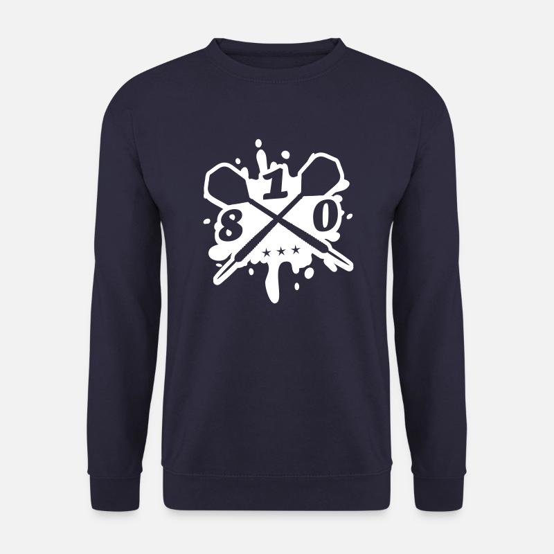 darts dartpfeil team 180 klecks - Unisex Pullover - Navy