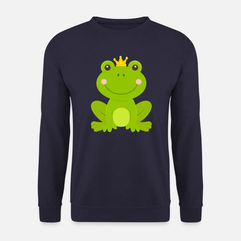 Froschkönig Damen Herren Kinder - Unisex Pullover - Navy