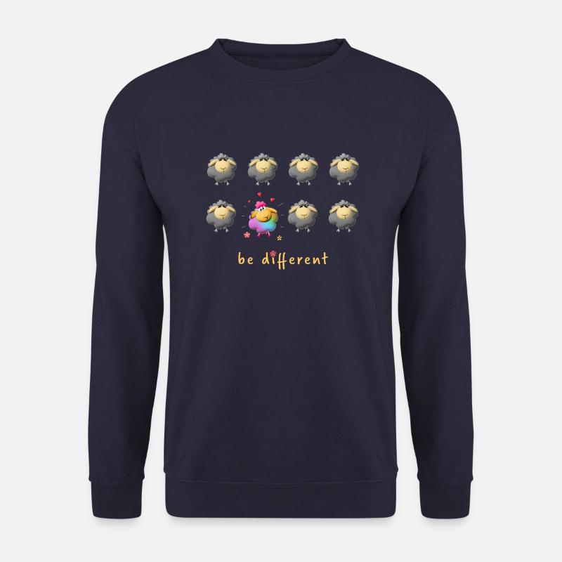 be different / Statement-Design - Unisex Sweatshirt - navy