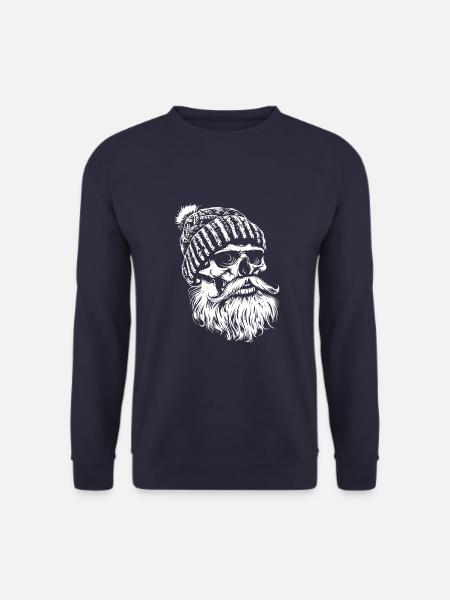 Crâne de bûcheron - Sweat-shirt Unisexe - marine